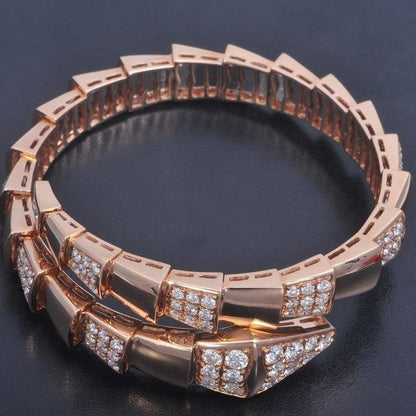 [Glow Muse]SERPENTI BRACELET PINK GOLD DIAMOND