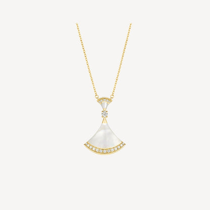 [Glow Muse]DREAM NECKLACE MOP GOLD DIAMOND