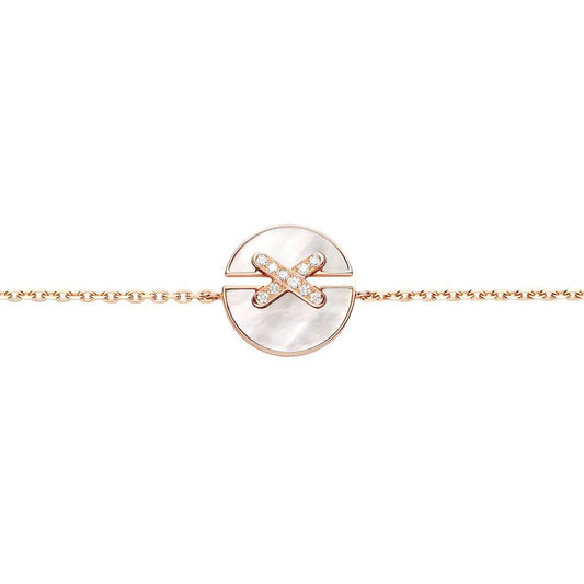 [Glow Muse]JEUX DE BRACELET MOP PINK GOLD DIAMONDS