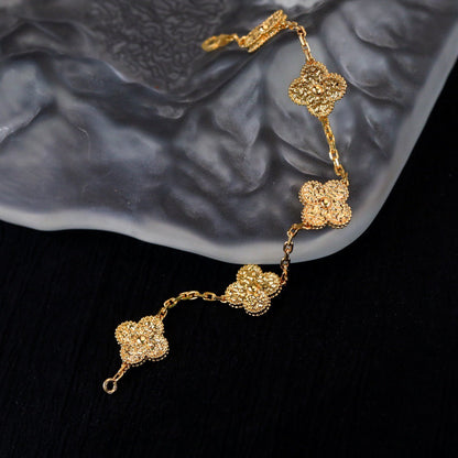 [⭐Glow Muse]CLOVER 5 MOTIFS BRONZING BRACELET