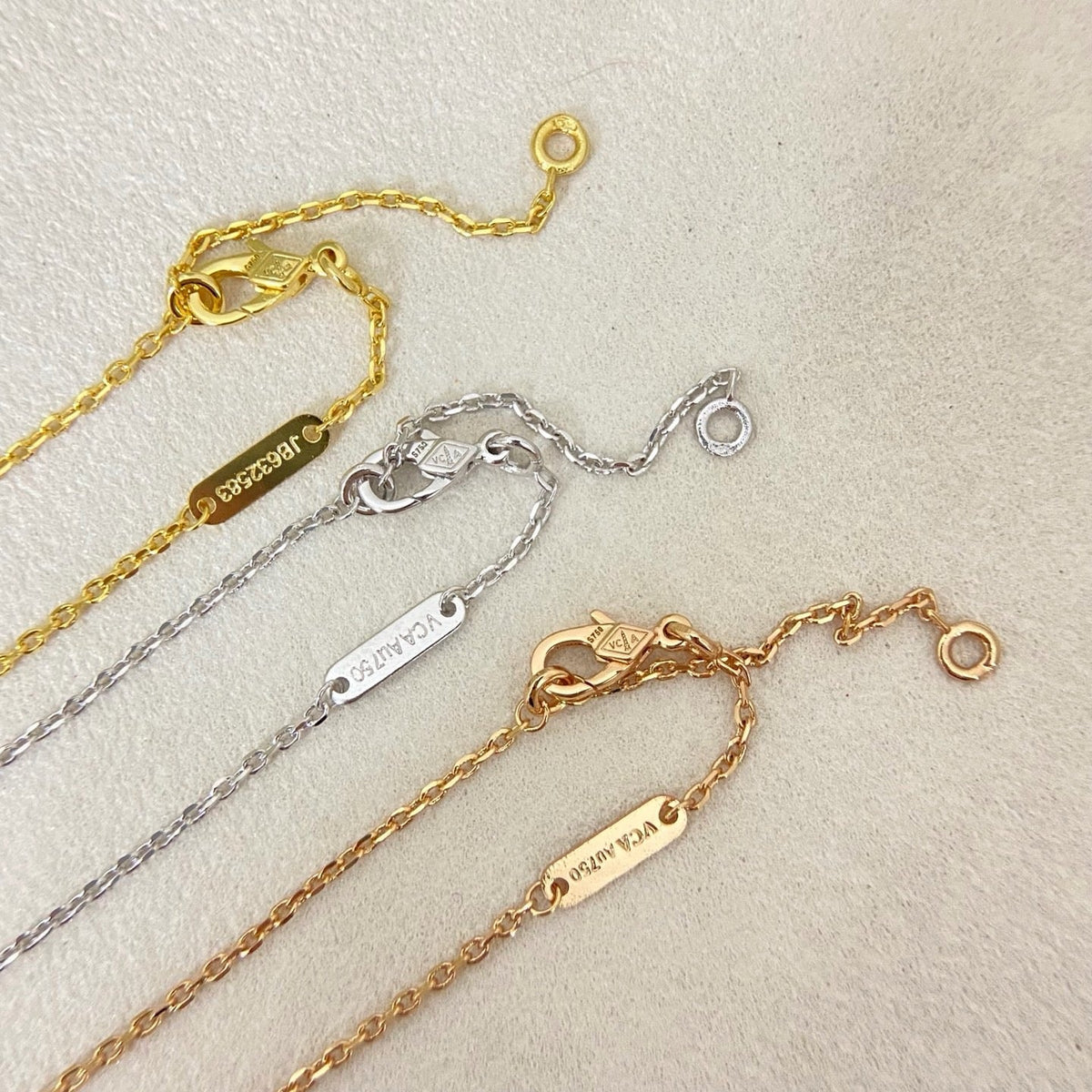 [⭐Glow Muse]NEW 15MM PURPLE SAND-GOLD FOUR-LEAF CLOVER NECKLACE