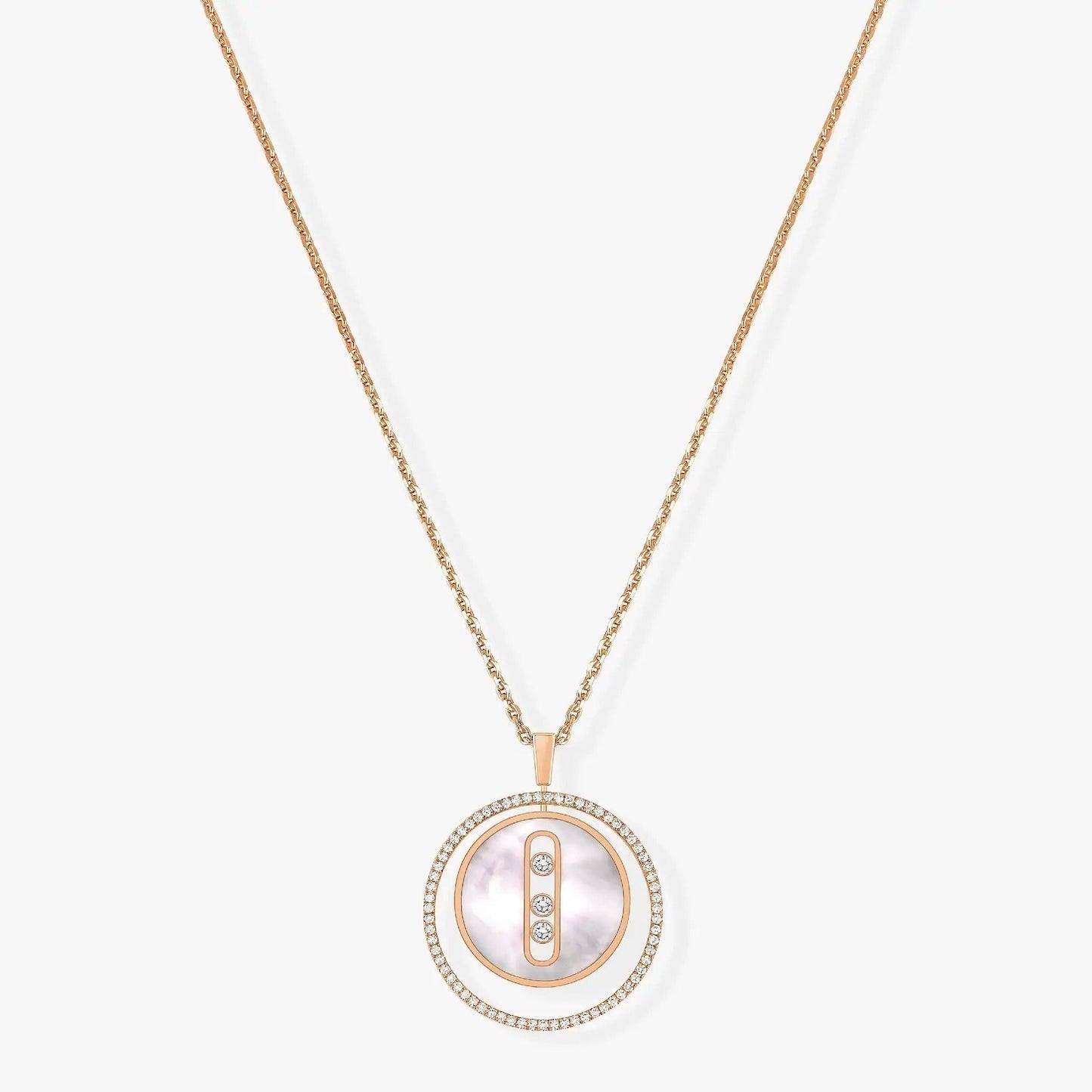 [Glow Muse]Demo MOVE MM NACRE BLANCHE DIAMOND NECKLACE
