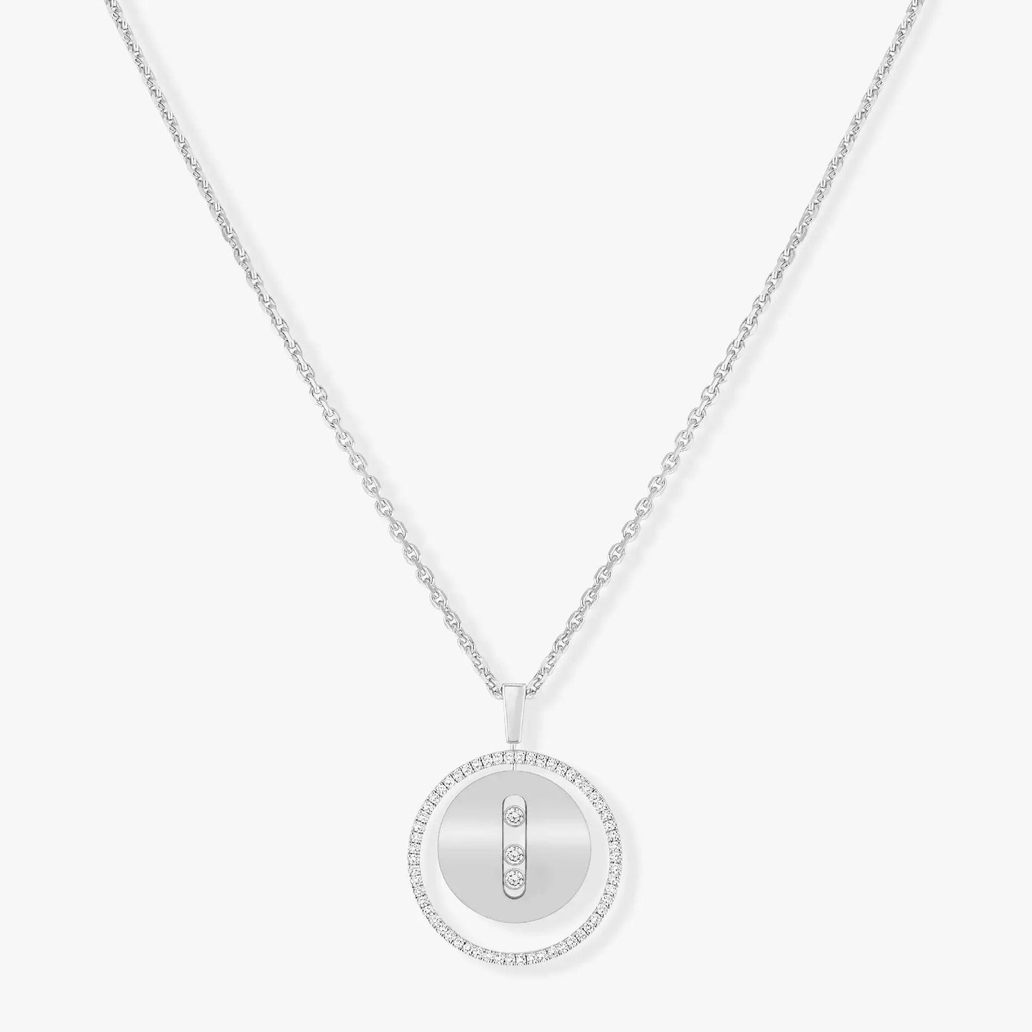 [Glow Muse]Demo MOVE MM SILVER DIAMOND NECKLACE