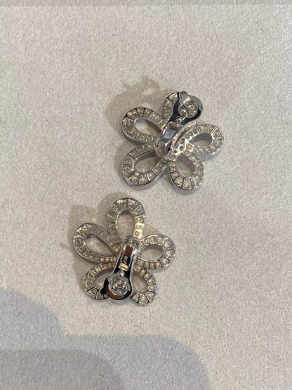 [⭐Glow Muse]FLOWERLACE EARRINGS FULL DIAMONDS