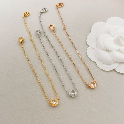 [Glow Muse jewelrys]CT New Single Diamond Bracelet