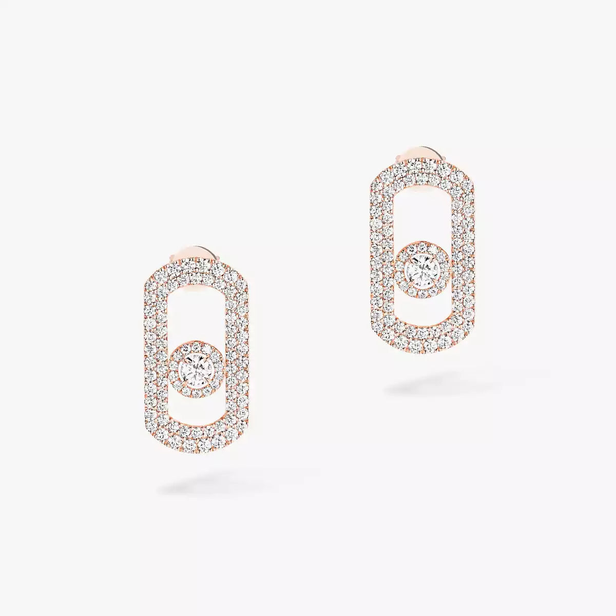 [Glow Muse]So Move Pave_-Set Diamond Earrings in Silver