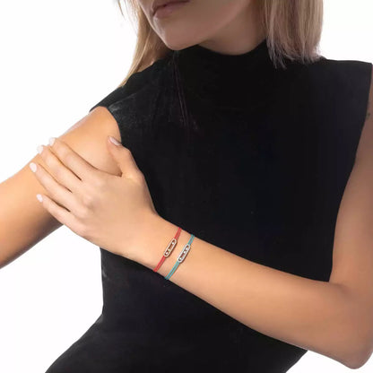 [Glow Muse]Messika Care(s) pink cord pavé bracelet
