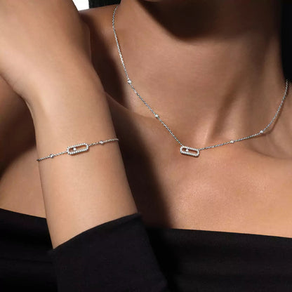 [Glow Muse]Diamond Necklace Move Uno