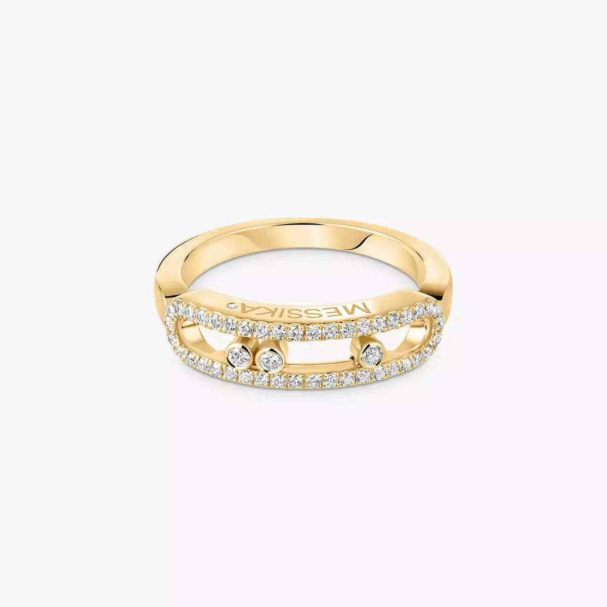 [Glow Muse] Baby Move Gold Diamond Pave_ Ring