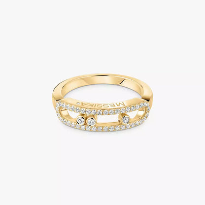 [Glow Muse] Baby Move Gold Diamond Pave_ Ring