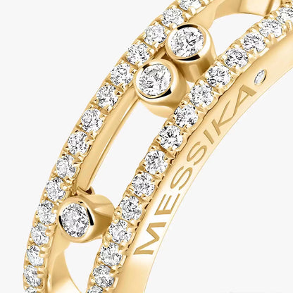 [Glow Muse] Baby Move Gold Diamond Pave_ Ring
