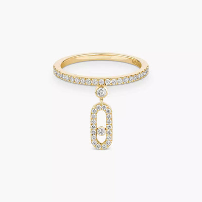 [Glow Muse]Move Uno Diamond Ring