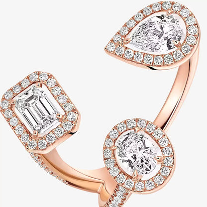 [[Glow Muse] Diamond Ring 0,25ct My Twin Trilogy