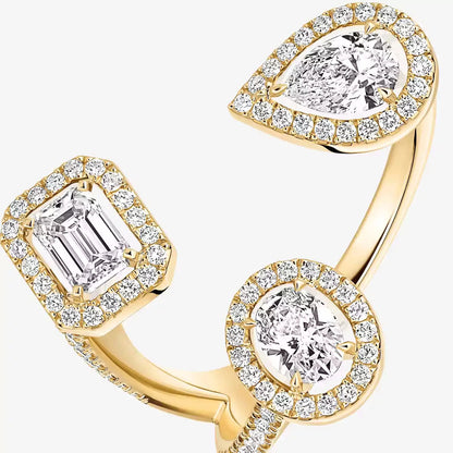 [[Glow Muse] Diamond Ring 0,25ct My Twin Trilogy