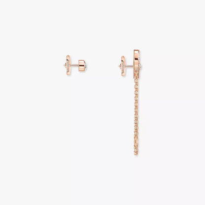 [Glow Muse]Move Uno Diamond Earrings