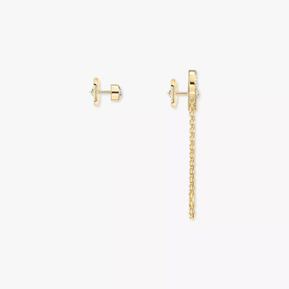 [Glow Muse]Move Uno Diamond Earrings