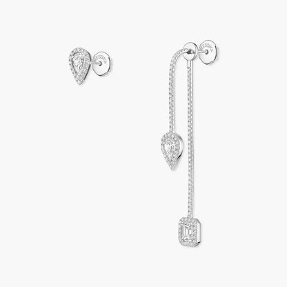 [Glow Muse]Diamond Drop Earrings My Twin
