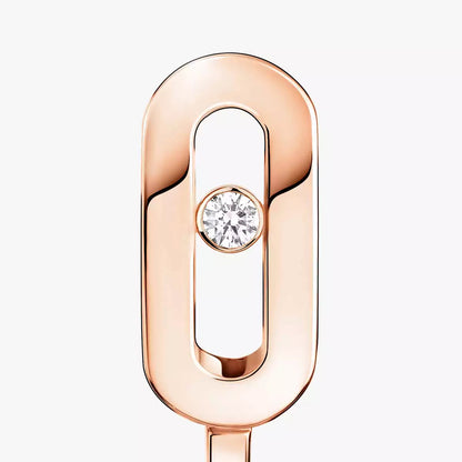 [Glow Muse]Diamond Mini Hoop Earrings Move Classique