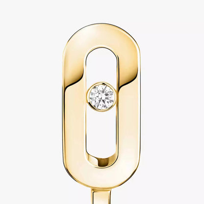 [Glow Muse]Diamond Mini Hoop Earrings Move Classique