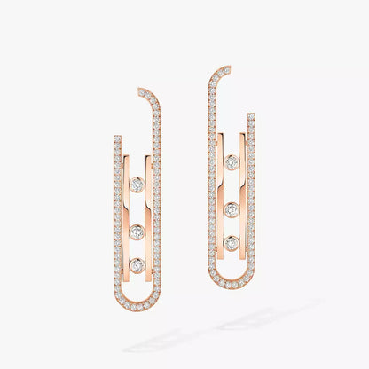 [Glow Muse]Diamond Pendant Earrings Move 10Th