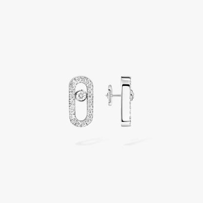 [Glow Muse]Move Uno Diamond Earrings