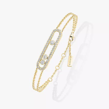 [Glow Muse] Move Classique pavé bracelet
