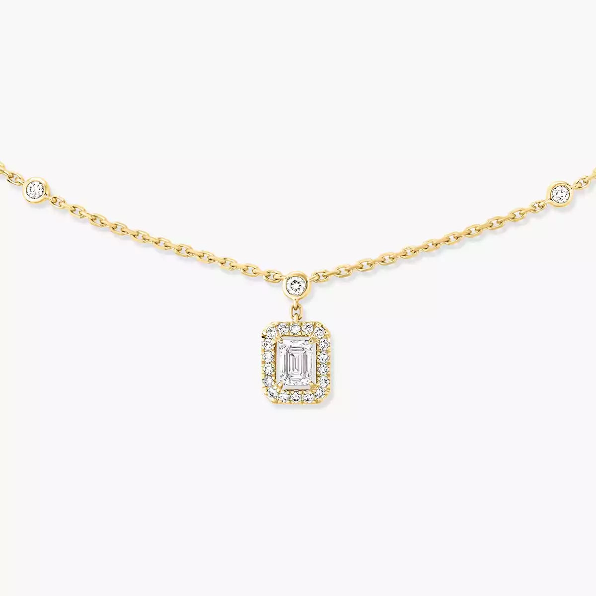 [Glow Muse]My Twin Diamond Necklace in Silver
