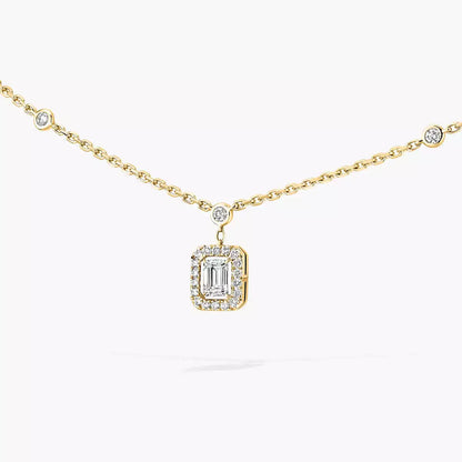 [Glow Muse]My Twin Diamond Necklace in Silver