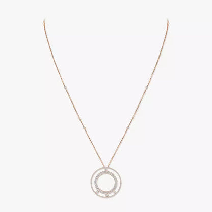 [Glow Muse]Move Romane Long Pave_-Set Diamond Necklace