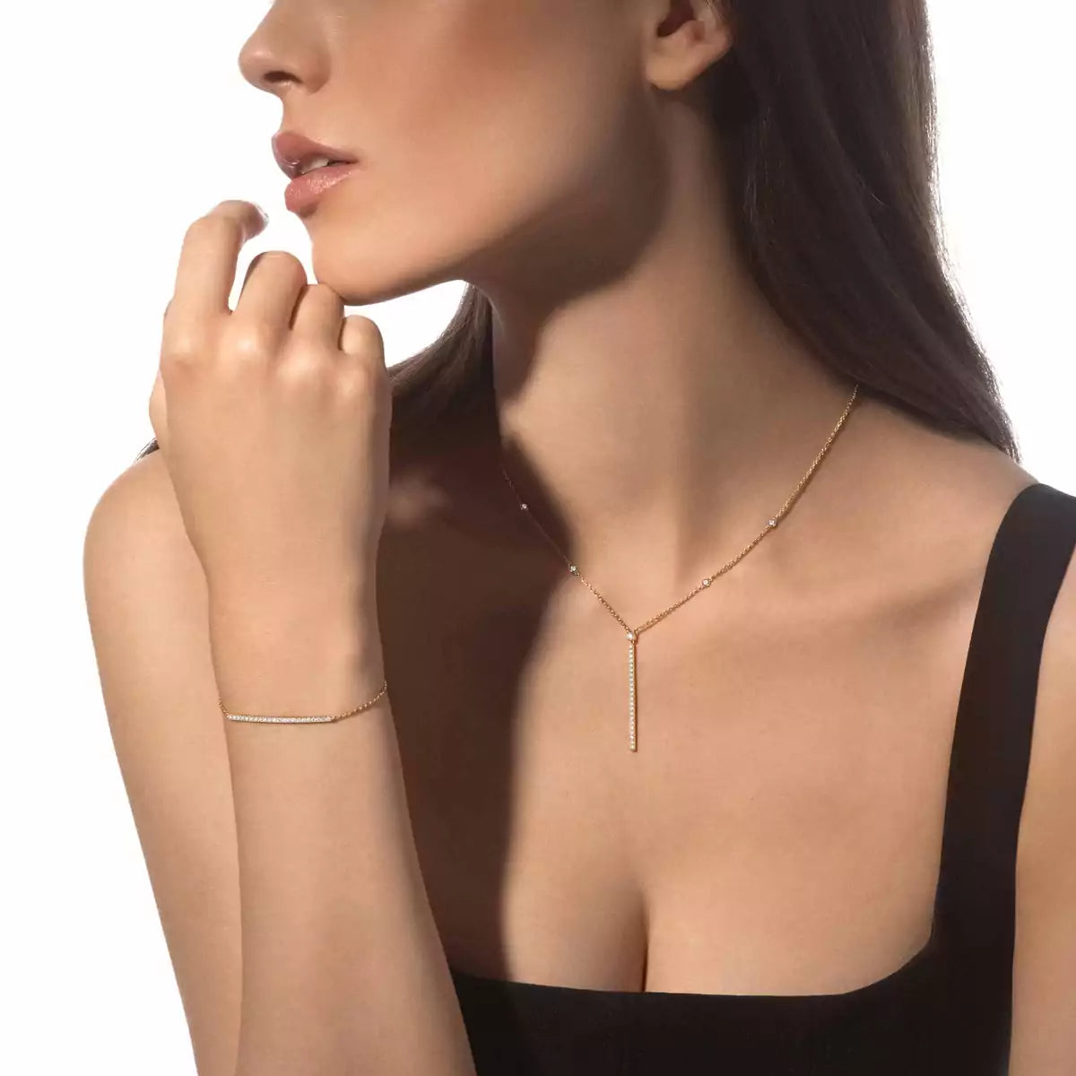 [Glow Muse]Diamond Thin Bangle 0.15ct My Twin Toi & Moi