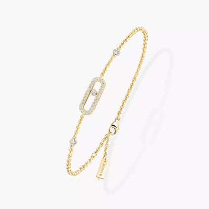 [Glow Muse]Move Uno Diamond Bracelet