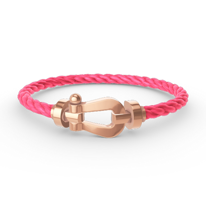 [Glow Muse]FORCE LARGE HORSESHOE NO DIAMOND BRACELET ROSE GOLD