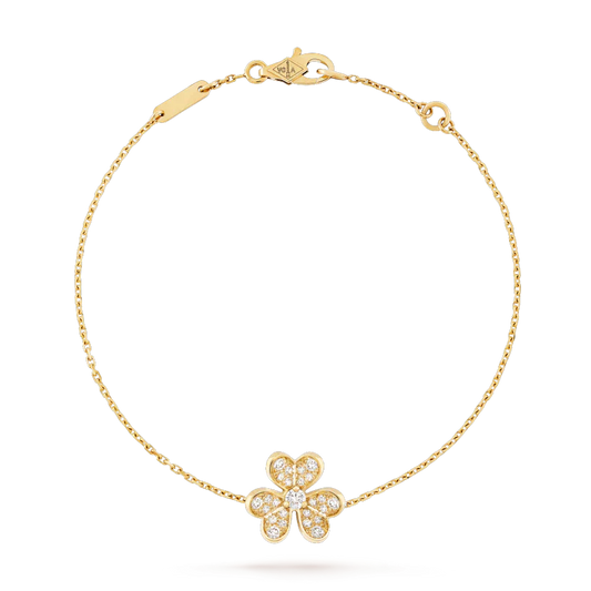 [Glow Muse]FRIVOLE GOLD FLOWER DIAMOND BRACELET