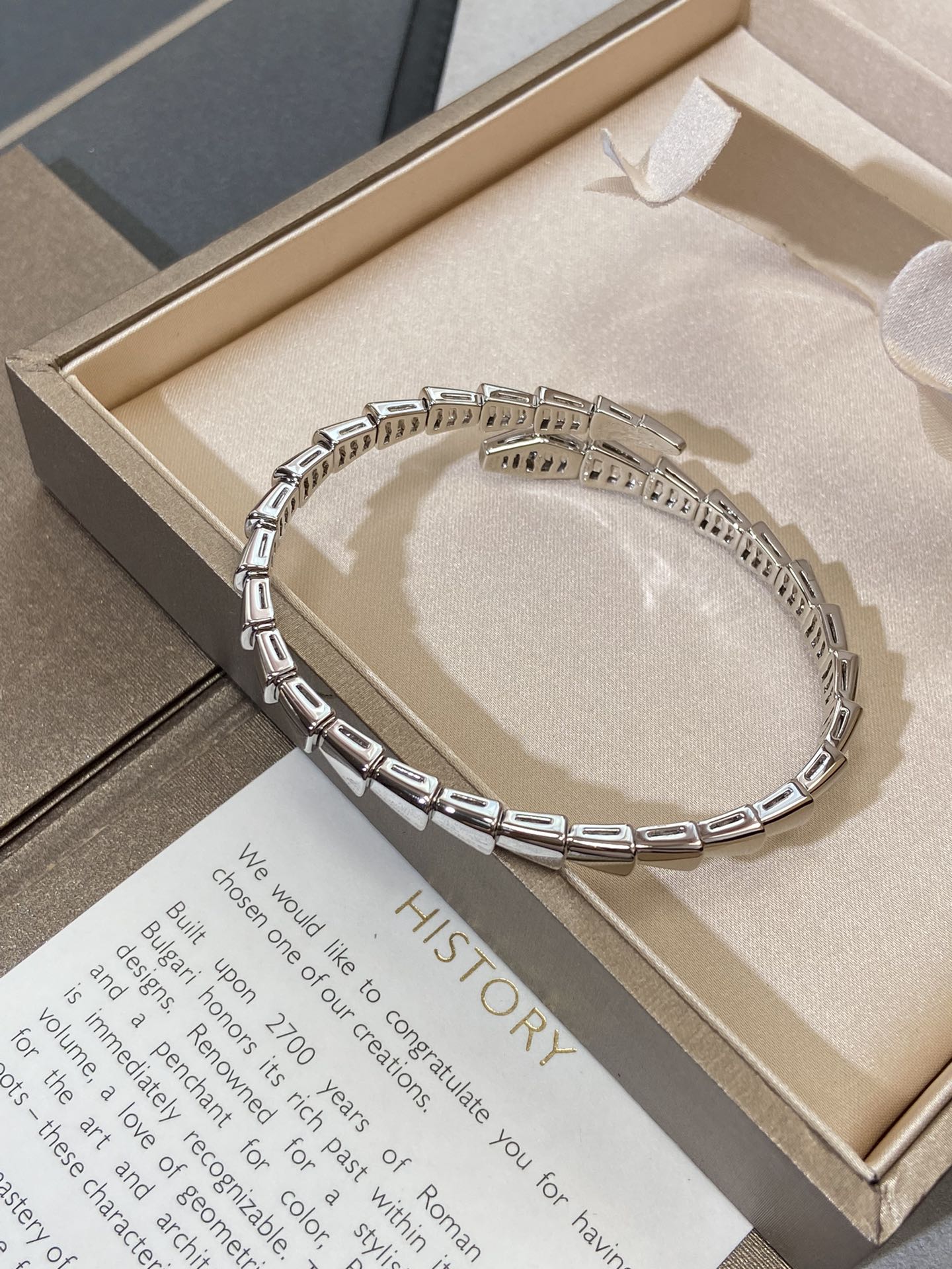 [Glow Muse]SERPENTI VIPER SILVER BRACELET