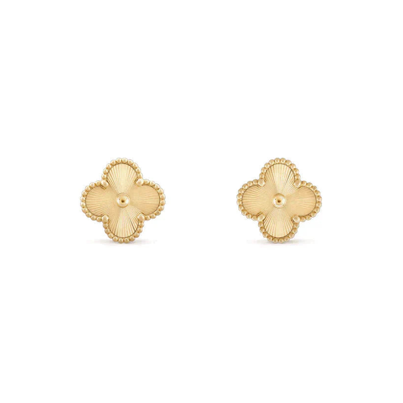 [Glow Muse]CLOVER MEDIUM 1 MOTIFS LASER EARRINGS
