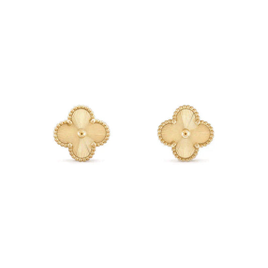 [Glow Muse]CLOVER MEDIUM 1 MOTIFS LASER EARRINGS